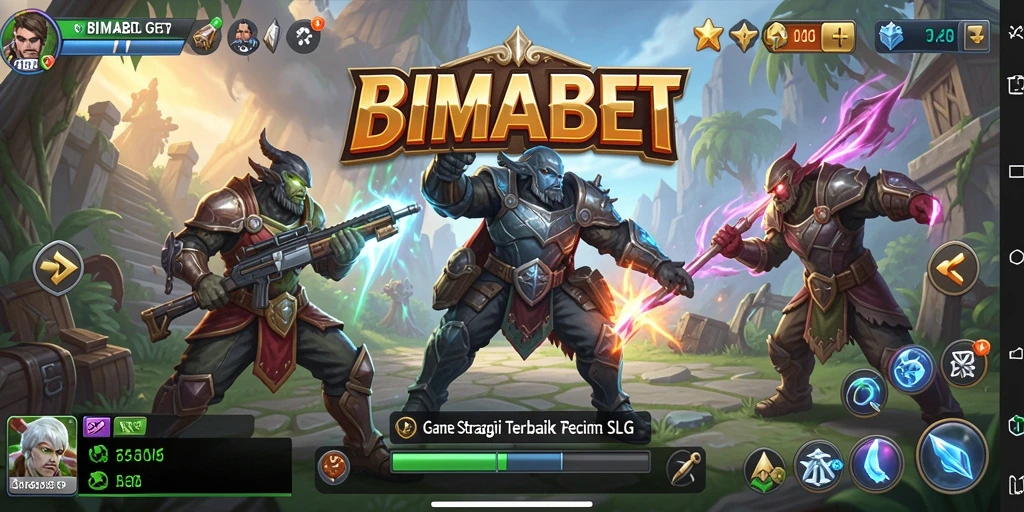 Menggambarkan pertempuran strategis yang mendebarkan di BIMABET.