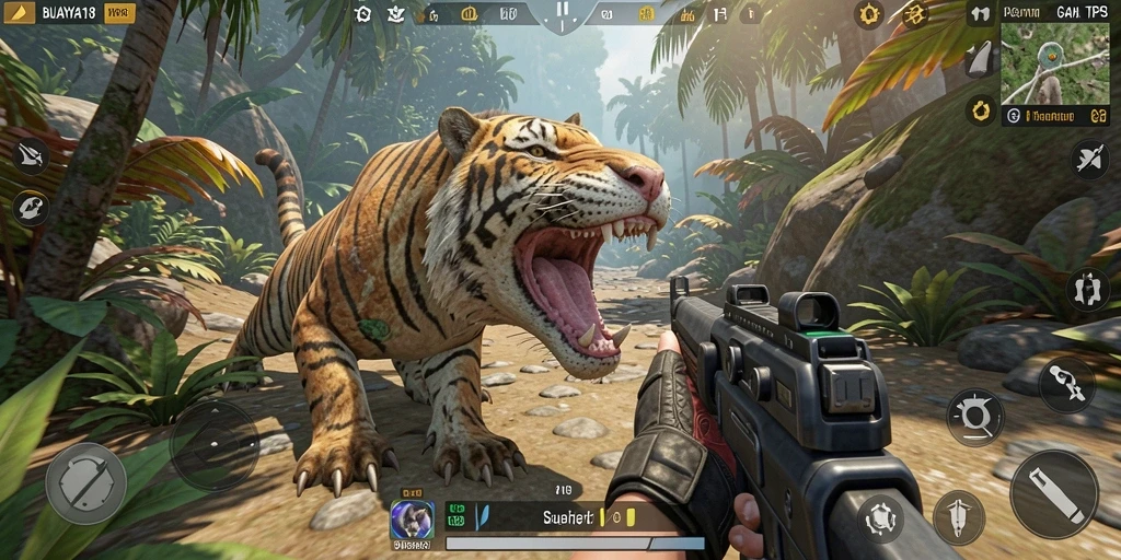 Tampilan dinamis gameplay TPS BUAYA138 yang mengasyikkan.