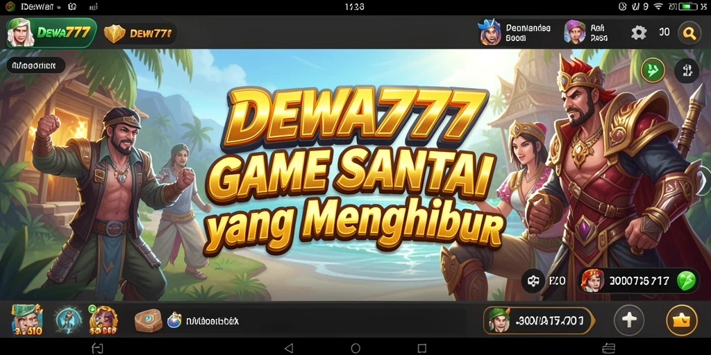 Screenshot gameplay DEWA777 menunjukkan keseruan bermain yang menyenangkan.