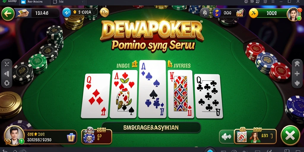 Tampilan menarik dari gameplay DEWAPOKER yang mengasyikkan.