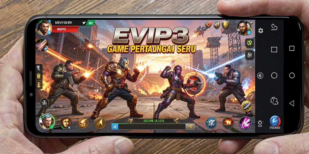 Tampilan gameplay seru dari EVIP3 yang menegangkan.