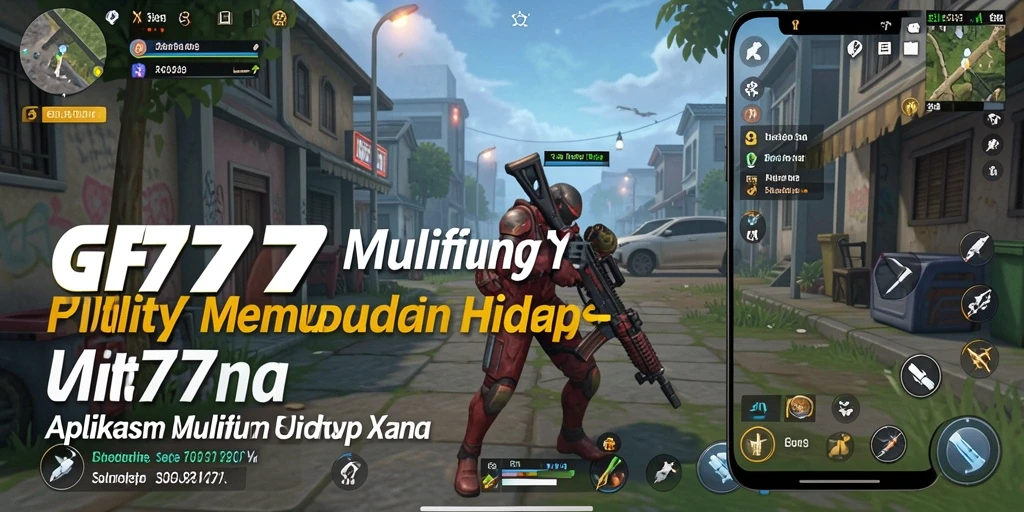 Screenshot GF777 menampilkan berbagai fitur Utility yang memudahkan pengguna.