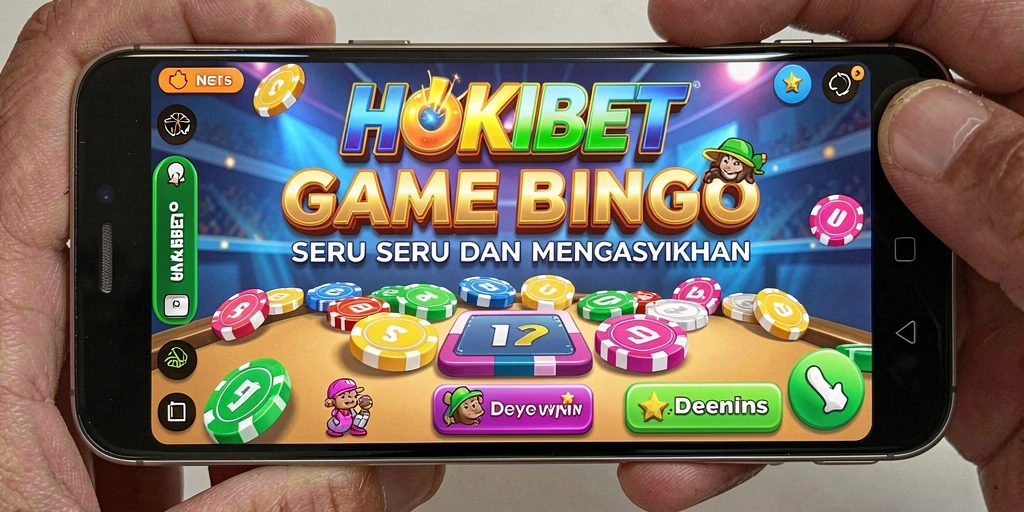 Screenshot HOKIBET menampilkan gameplay seru dalam permainan Bingo.