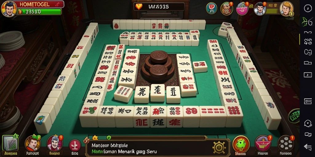 Tampilan gameplay HOMETOGEL yang menyenangkan dan menantang.