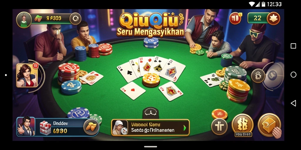 Tampilan gameplay seru dari JUDOL303 yang menyuguhi pemain dengan QiuQiu.