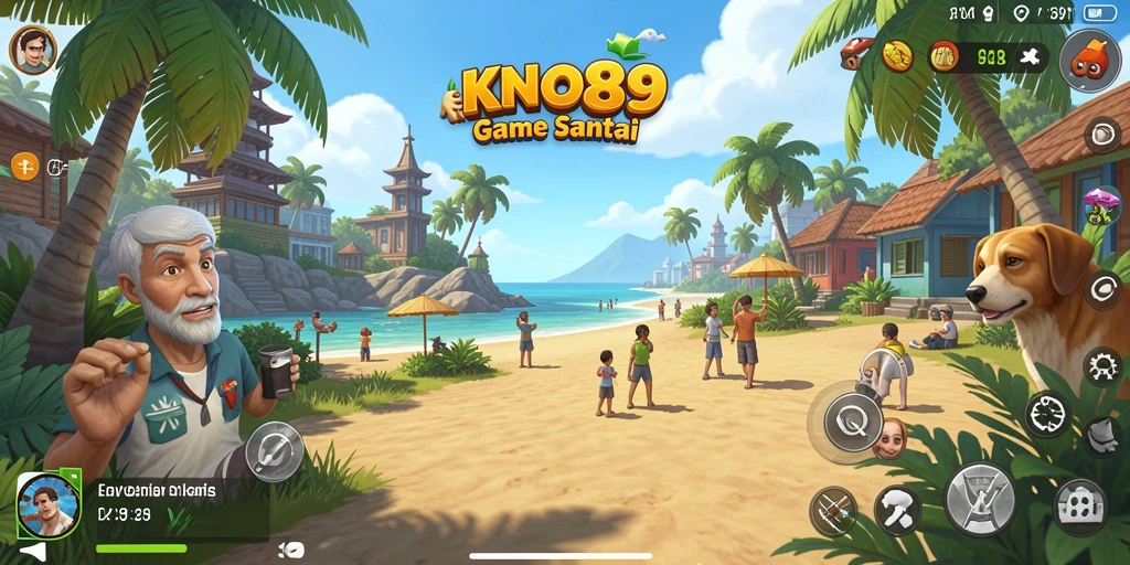 Tangkapan layar gameplay KNO89 yang menyenangkan dan penuh warna.