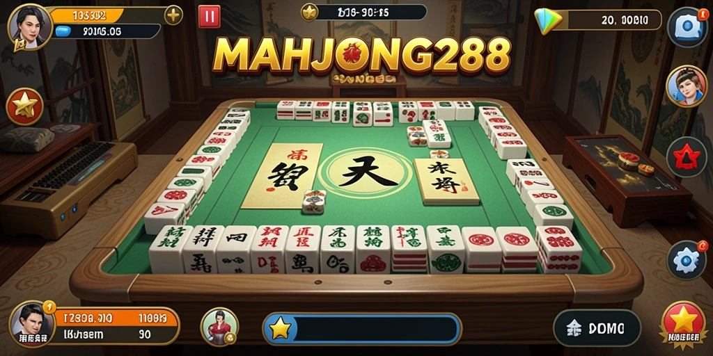 Tampilan gameplay seru dari MAHJONG288 dalam aksi.