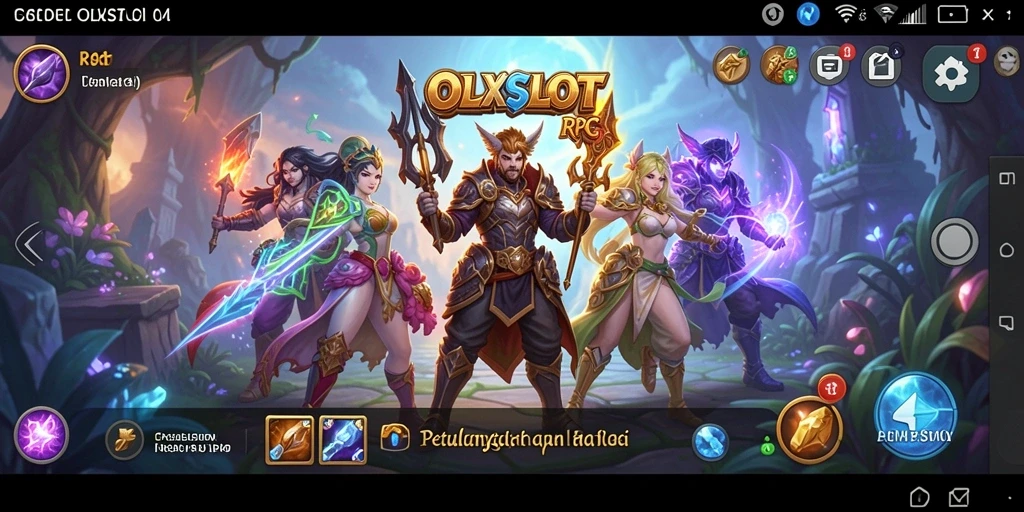 Tampilan gameplay RPG yang mengesankan di OLXSLOT.