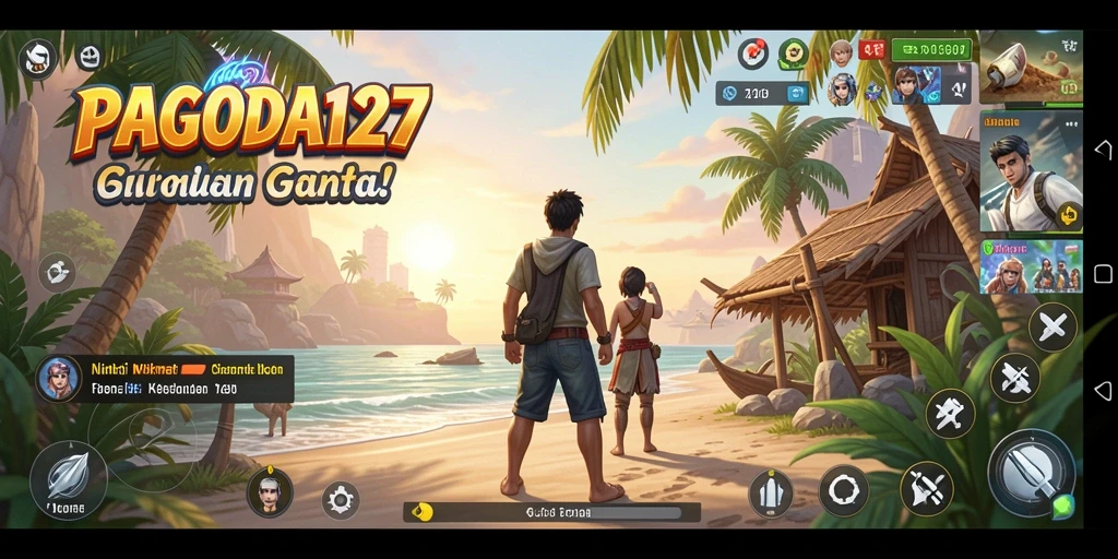 Tangkapan layar utama dari gameplay <strong>PAGODA127</strong> menunjukkan keseruan saat bermain.
