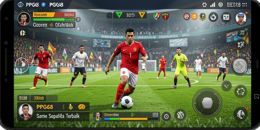 Tampilan gameplay PGG68 yang menarik dan realistis.