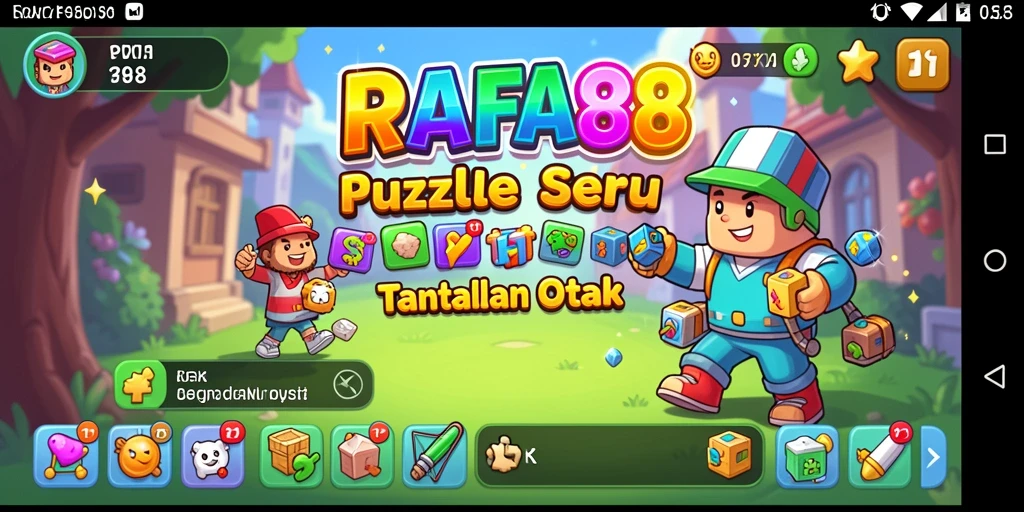 Tampilan gameplay RAFA88 dengan teka-teki yang menantang dan interaktif.