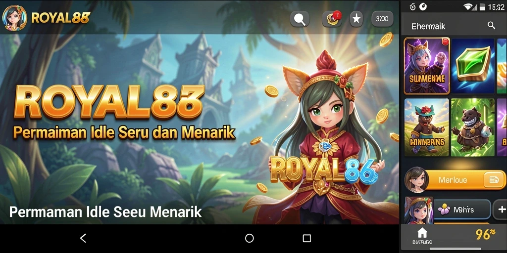 Tampilan gameplay <strong>ROYAL88</strong> yang seru dan menarik.