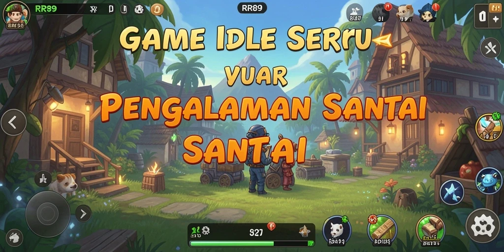 Tampilan gameplay utama RR89 yang menarik dan interaktif.