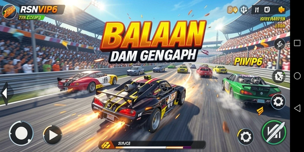 Gameplay menegangkan dalam balapan RSNVIP6 yang memukau.