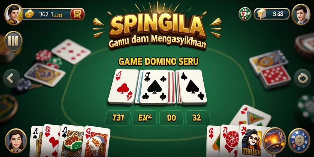 Menampilkan gameplay SPINGILA yang seru dan interaktif.