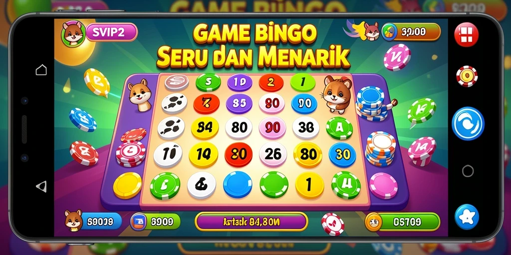Tampilan menarik gameplay Bingo di SVIP2.