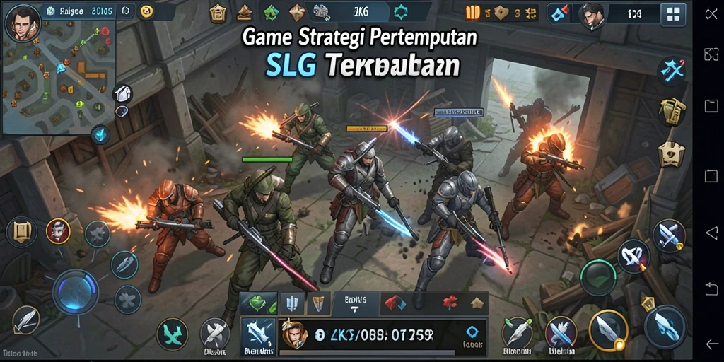 Tampilan permainan SLG yang mengesankan dan seru.